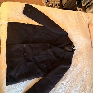 Express Men's Dark Peacoat